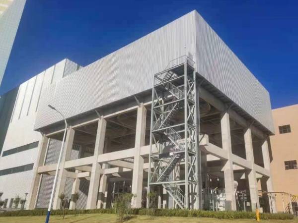 Flat dry type air cooled heat exchanger project for spinning mill