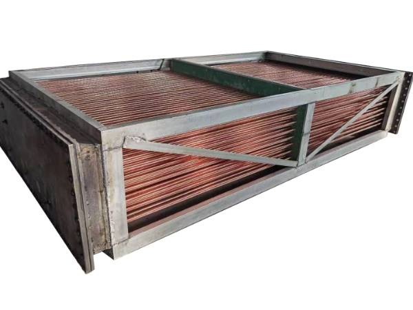 Counter flow cooler copper tube bundle